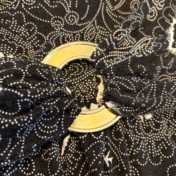 Liz Lange Women’s Black and White Patterned Maxi Dress Size PL - Picture 6 of 11